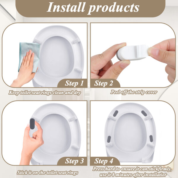 Toilet Seat Bumpers - Image 5